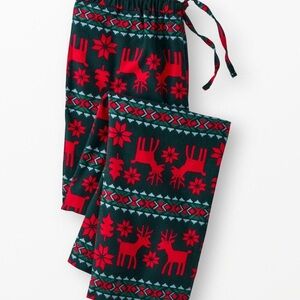 NEW never worn Hanna Andersson Festive Red and Green unisex pajama pants